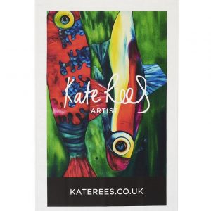 Kate Rees 2 Fish Tea Towel